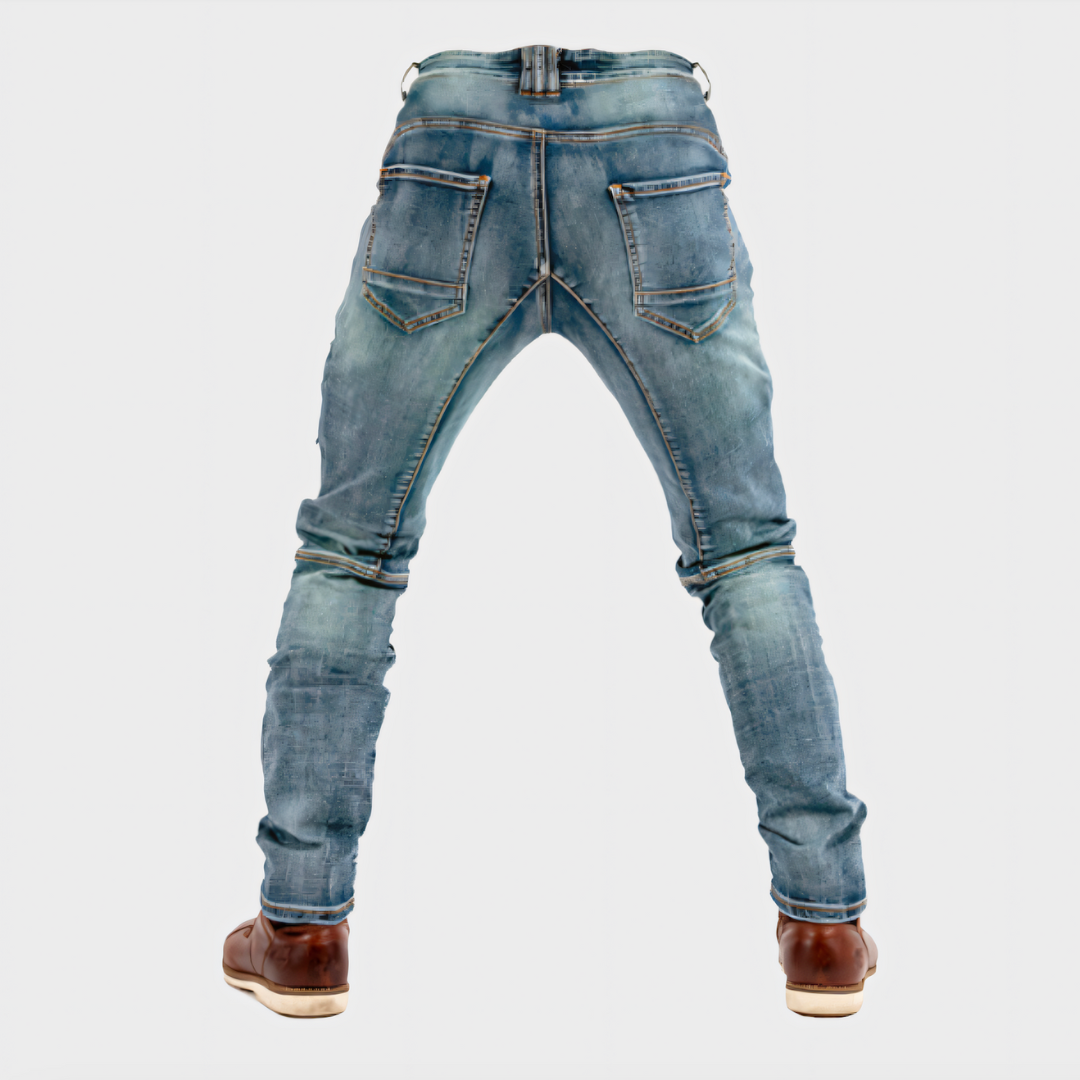Men’s Slim Fit Denim Jeans – Blue Casual Style