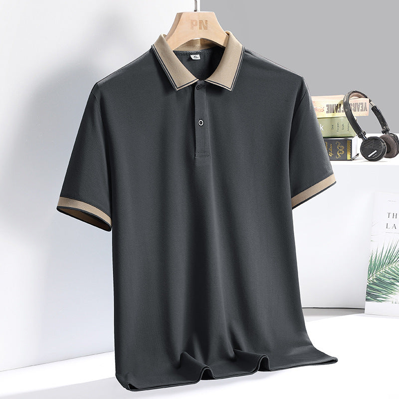 Men's polo shirt - timeless style casual attire - versatile short sleeve top for everyday wear