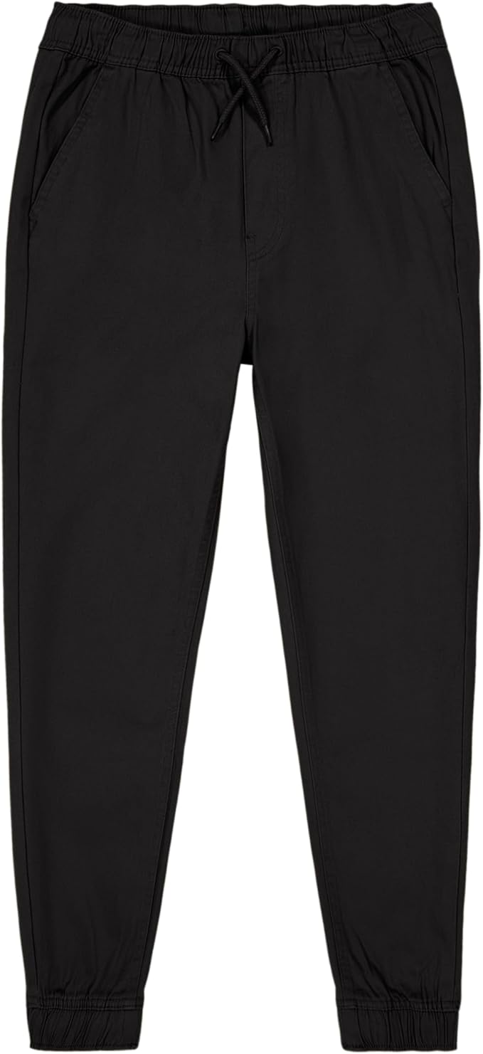 Men's sweatpants versatile black jogging trousers for casual & exercise - lightweight, elastic waist, functional pockets
