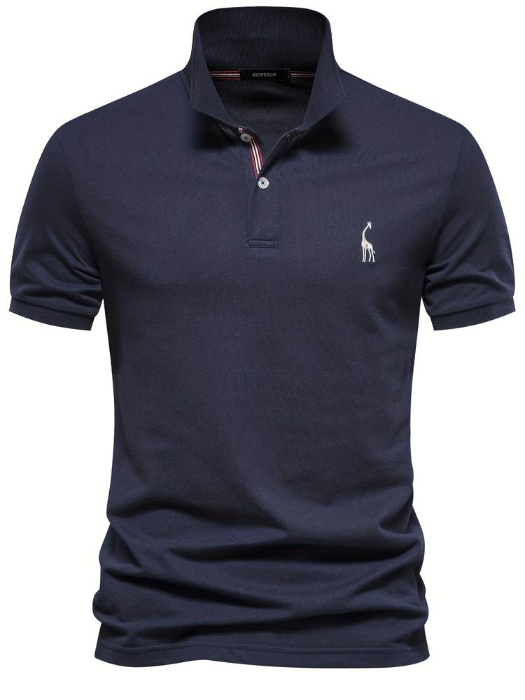 Men's elegant polo shirt - classic casual wear for everyday coziness
