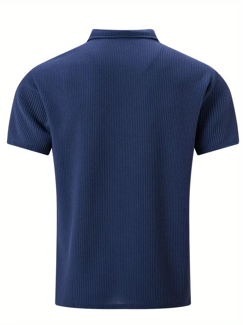 Polo shirt with zip detail - versatile men’s casual polo for various occasions
