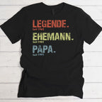 Men's personalised t-shirt for dads - unique custom tee for fathers and grandfathers