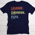 Men's personalised t-shirt for dads - unique custom tee for fathers and grandfathers