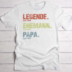 Men's personalised t-shirt for dads - unique custom tee for fathers and grandfathers
