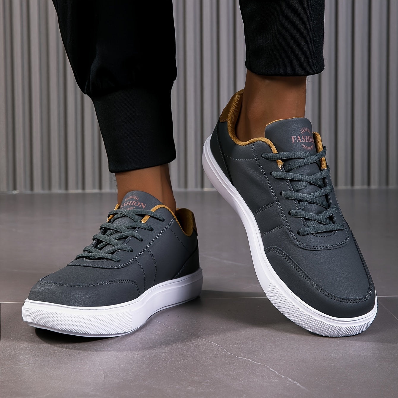 Men's urban skate sneakers for casual wear - modern everyday low-top trainers