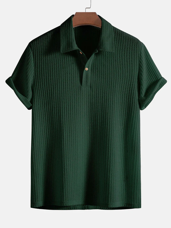 Men's polo shirt - classic short sleeve top in premium material