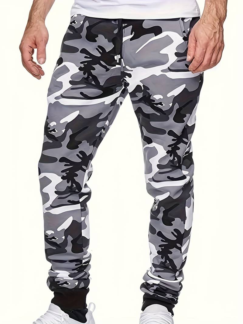 Men’s Camo Trousers – Casual Jogging Style with Comfort