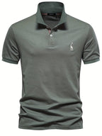 Men's elegant polo shirt - classic casual wear for everyday coziness