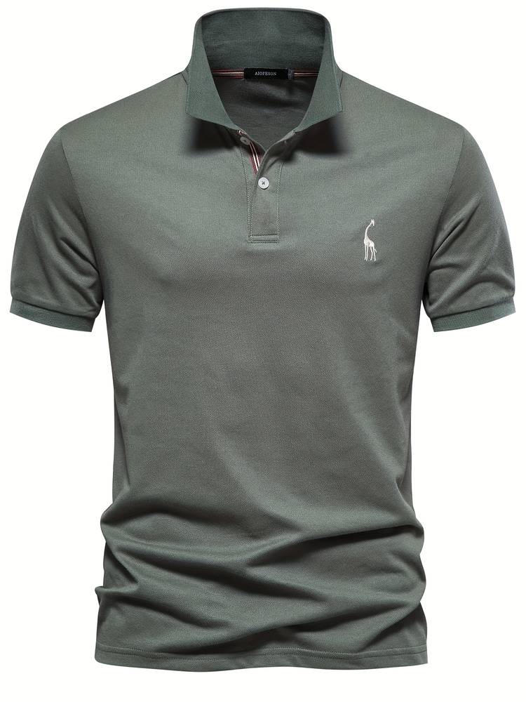 Men's elegant polo shirt - classic casual wear for everyday coziness