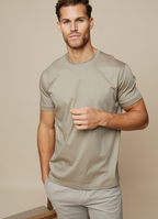 Men's t-shirt classic fit casual grey top - versatile everyday wear for all occasions