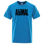 Men's casual t-shirt animal print design - short sleeve tee for everyday wear
