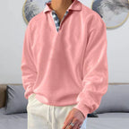 Men's long sleeve polo shirt - classic casual attire for everyday wear