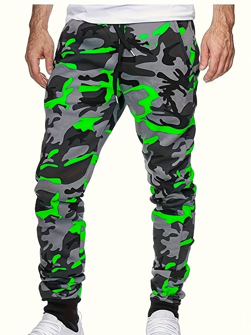 Men’s Camo Trousers – Casual Jogging Style with Comfort