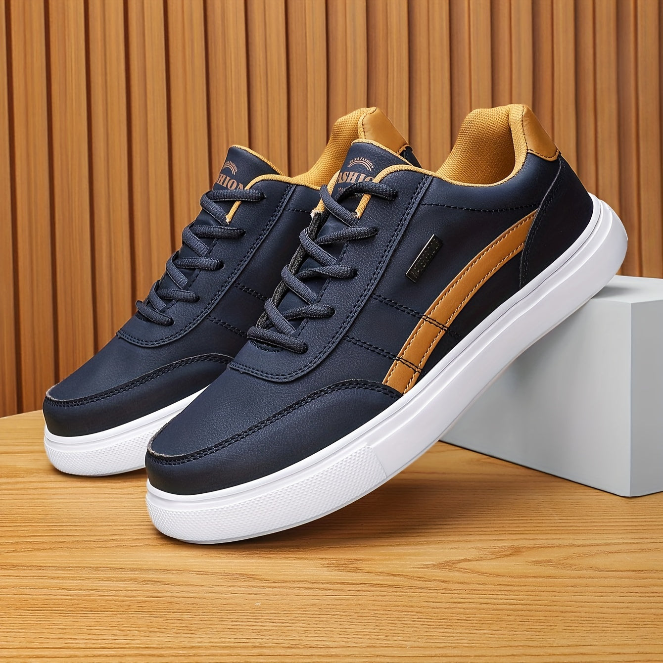 Men's urban skate sneakers for casual wear - modern everyday low-top trainers