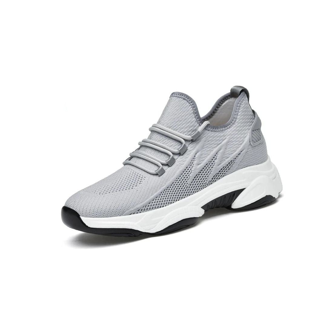 Men's running shoes breathable mesh trainers - lightweight footwear for everyday use