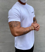 Men's workout t-shirt durable active top - moisture-wicking fitness tee for gym and casual wear
