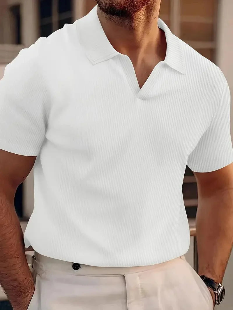 Men's casual polo shirt - versatile top for everyday wear