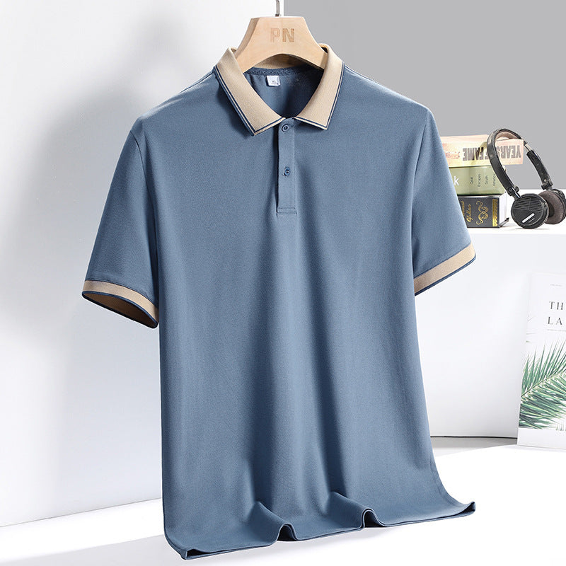 Men's polo shirt - timeless style casual attire - versatile short sleeve top for everyday wear
