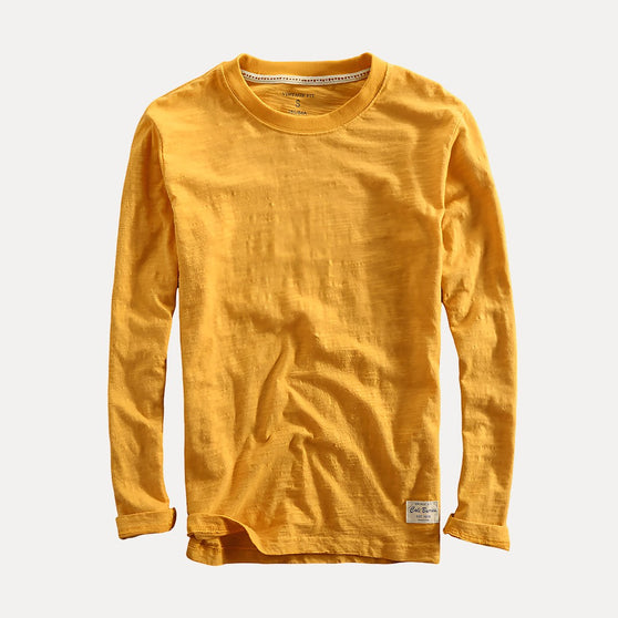 Organic long sleeve cotton shirt – veratile and relaxed fit
