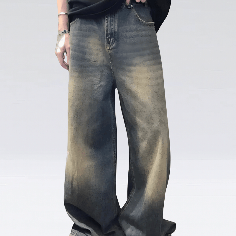 Men’s Baggy Vintage Jeans - Relaxed Fit Denim Style