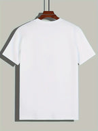 Men's everyday wear soft fabric casual t-shirt - stylish short sleeve top for men
