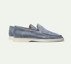 Men's moccasins refined suede casual footwear - ideal for everyday wear, smart-casual style