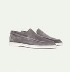 Men's moccasins refined suede casual footwear - ideal for everyday wear, smart-casual style