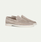 Men's moccasins refined suede casual footwear - ideal for everyday wear, smart-casual style