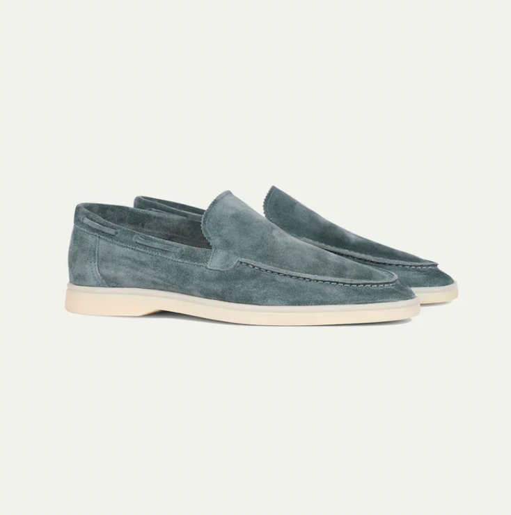 Men's moccasins refined suede casual footwear - ideal for everyday wear, smart-casual style