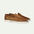 Men's moccasins refined suede casual footwear - ideal for everyday wear, smart-casual style
