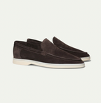 Men's moccasins refined suede casual footwear - ideal for everyday wear, smart-casual style