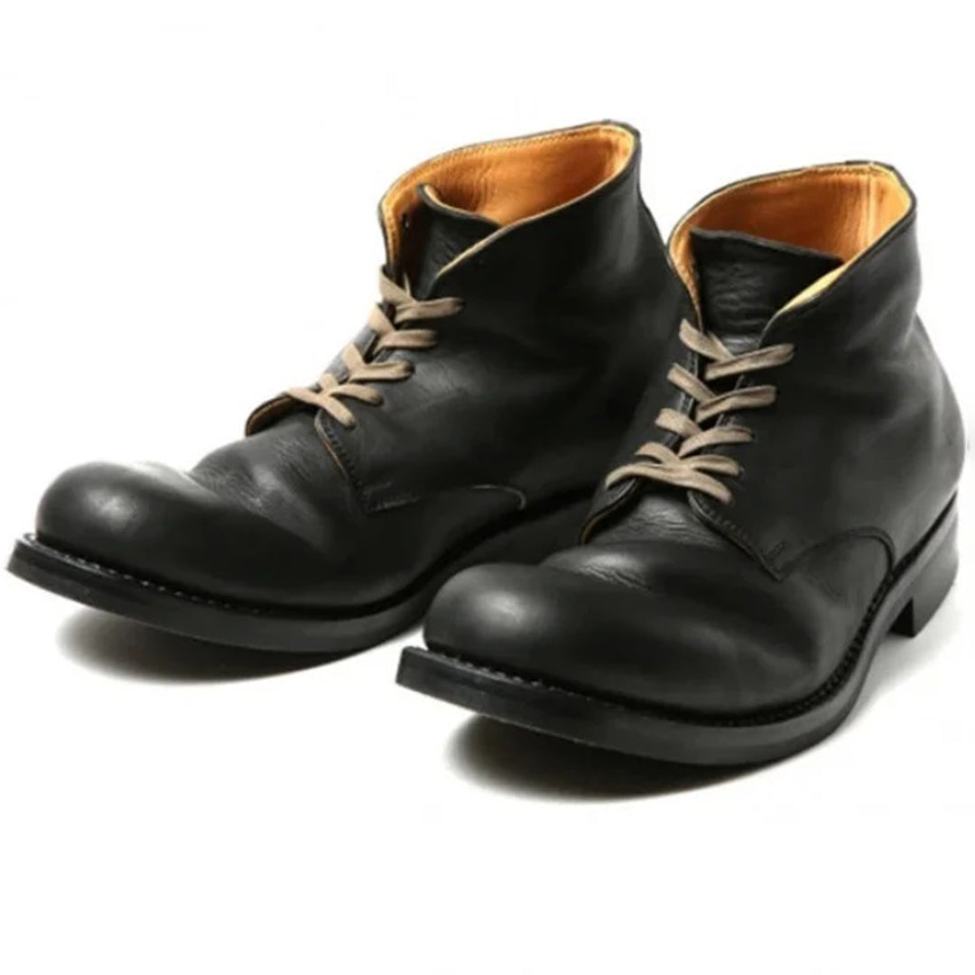 Men's ankle boots premium leather - durable casual and office footwear
