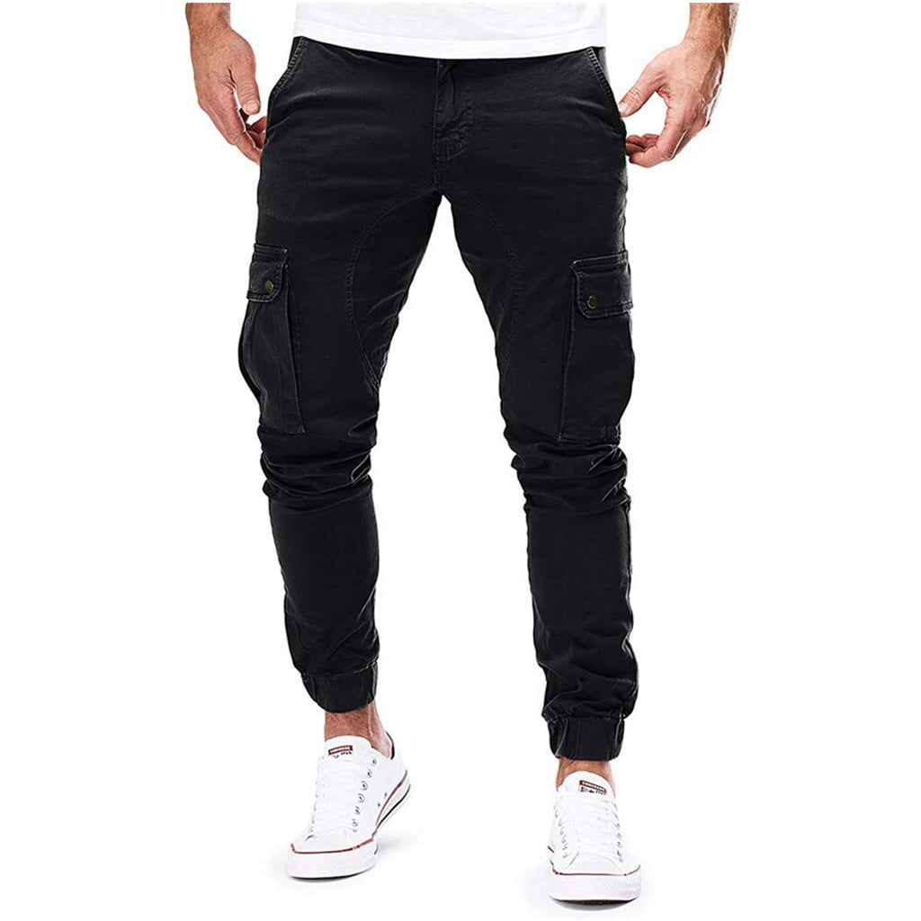 Men's cargo pants lightweight trousers with pockets for casual wear - stylish and durable daily use garments