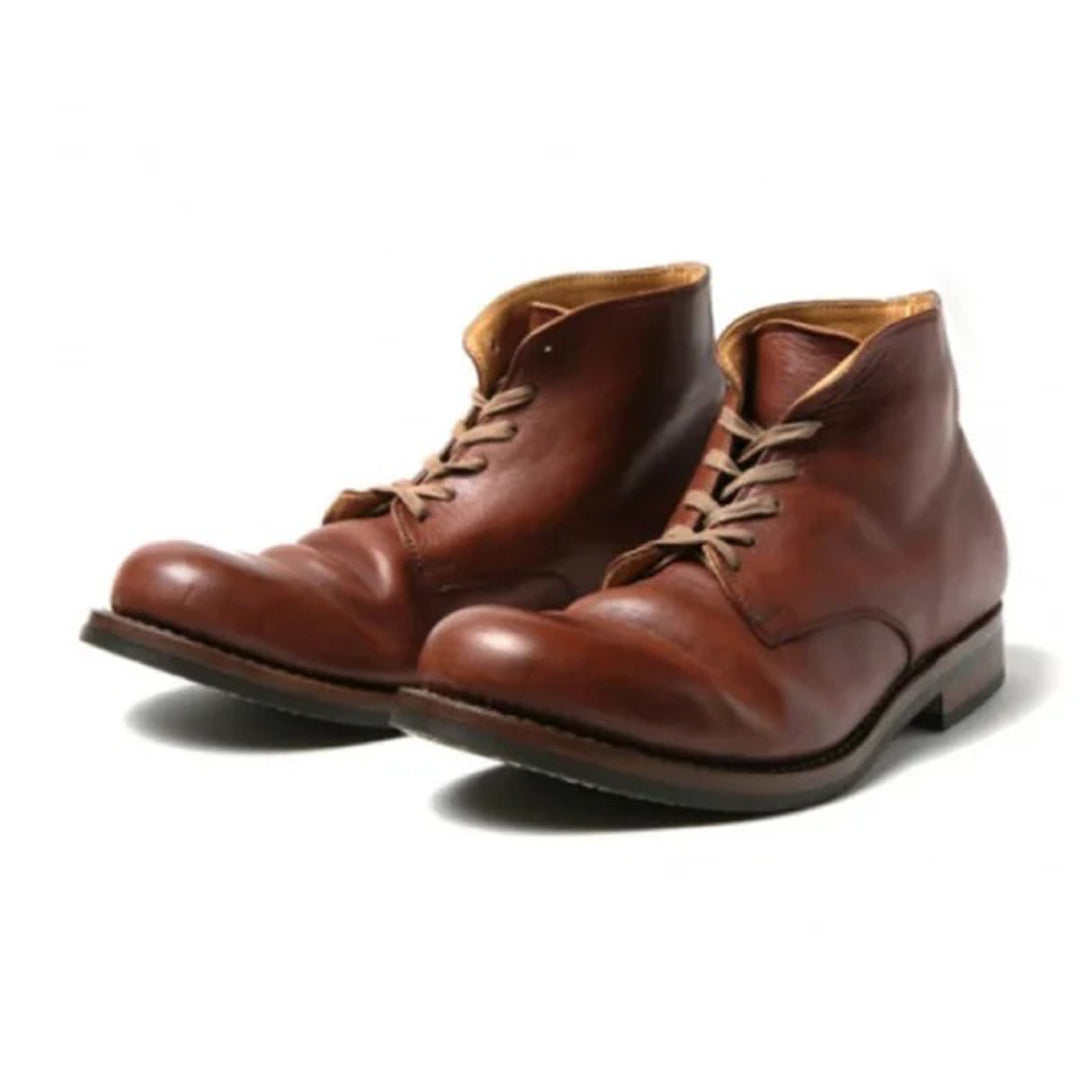 Men's ankle boots premium leather - durable casual and office footwear