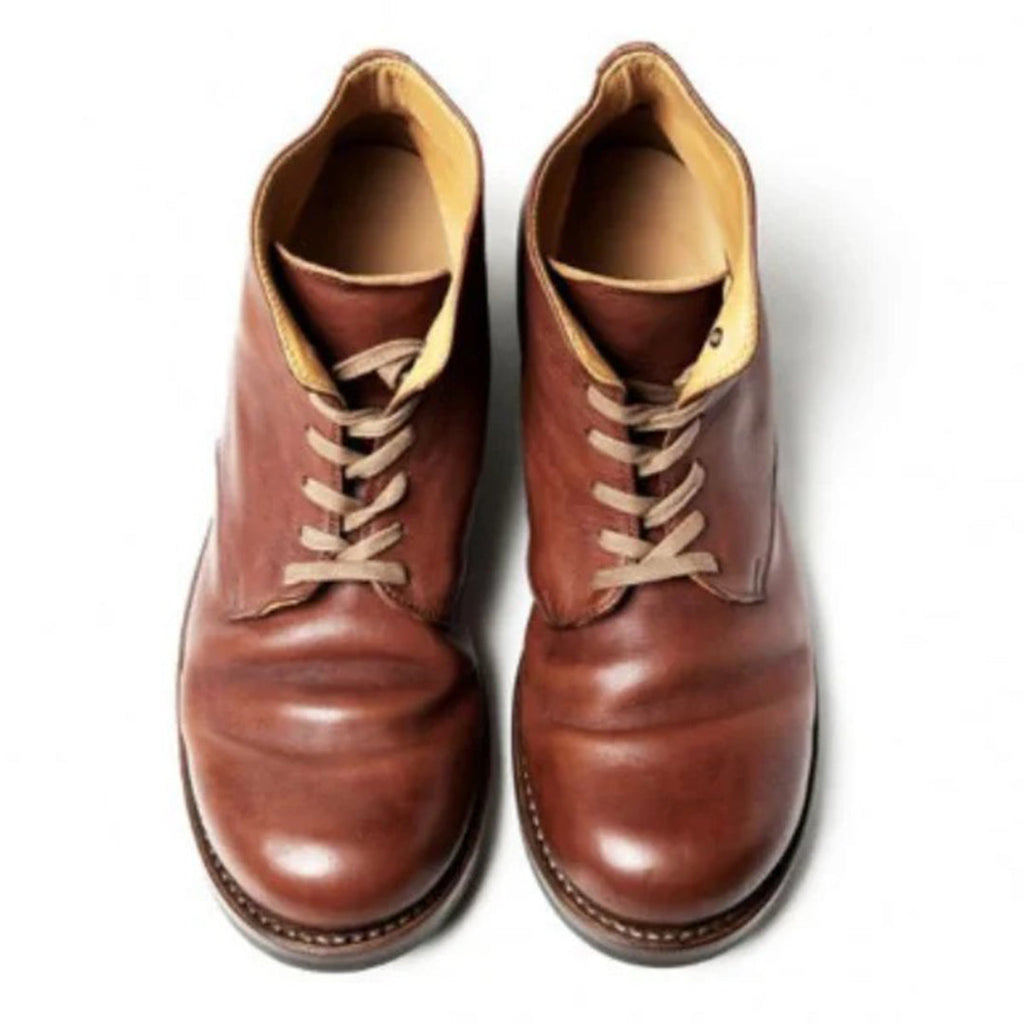 Men's ankle boots premium leather - durable casual and office footwear