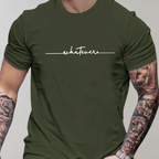 Men's graphic tee - trendy short sleeve t-shirt