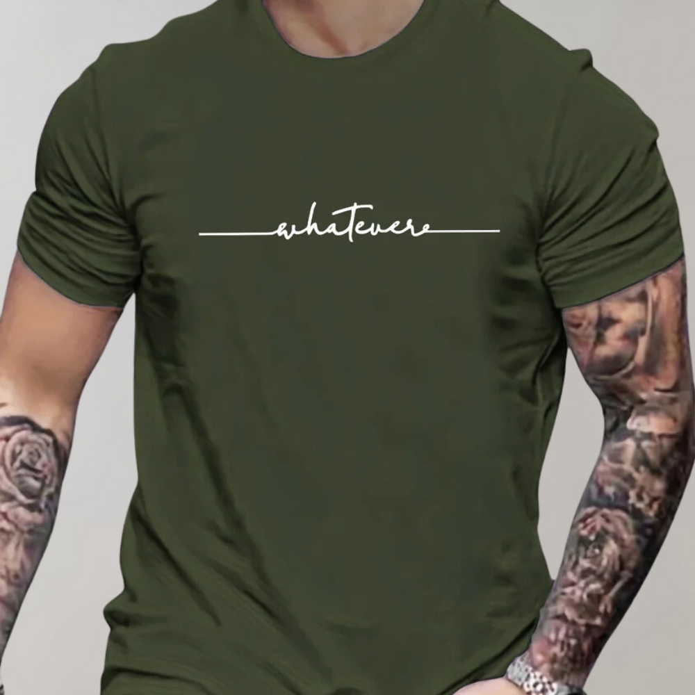 Men's graphic tee - trendy short sleeve t-shirt