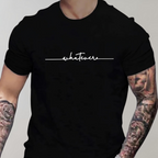 Men's graphic tee - trendy short sleeve t-shirt