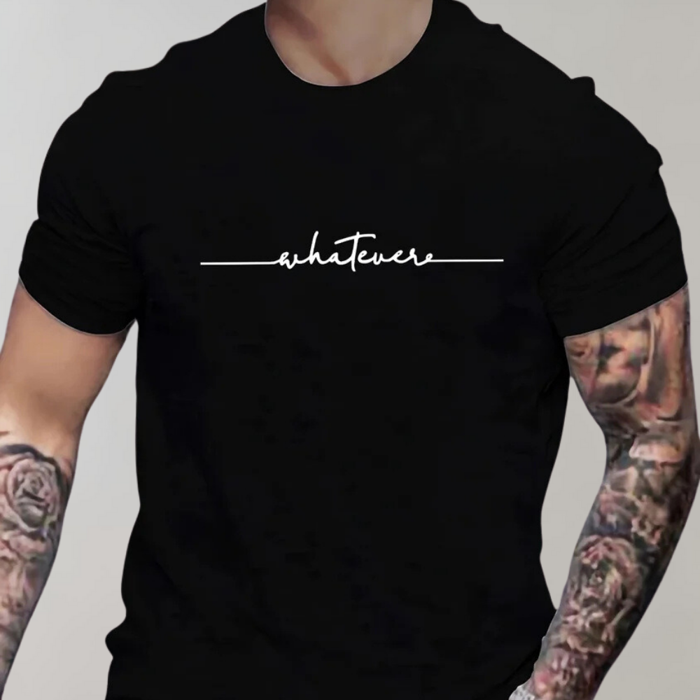 Men's graphic tee - trendy short sleeve t-shirt
