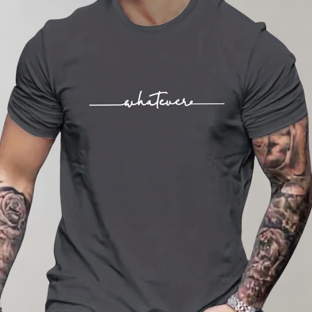 Men's graphic tee - trendy short sleeve t-shirt