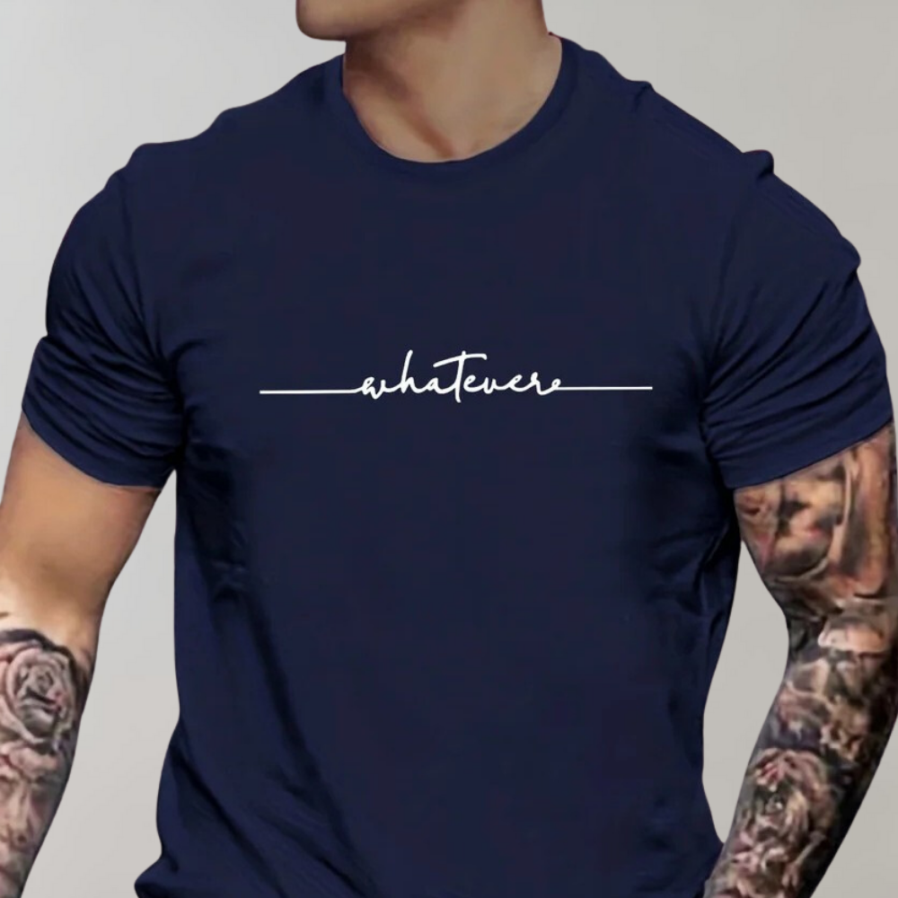 Men's graphic tee - trendy short sleeve t-shirt