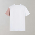 Men's t-shirt contemporary casual wear - stylish split colour design for all seasons