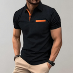 Refined polo shirt - contemporary men's casual top