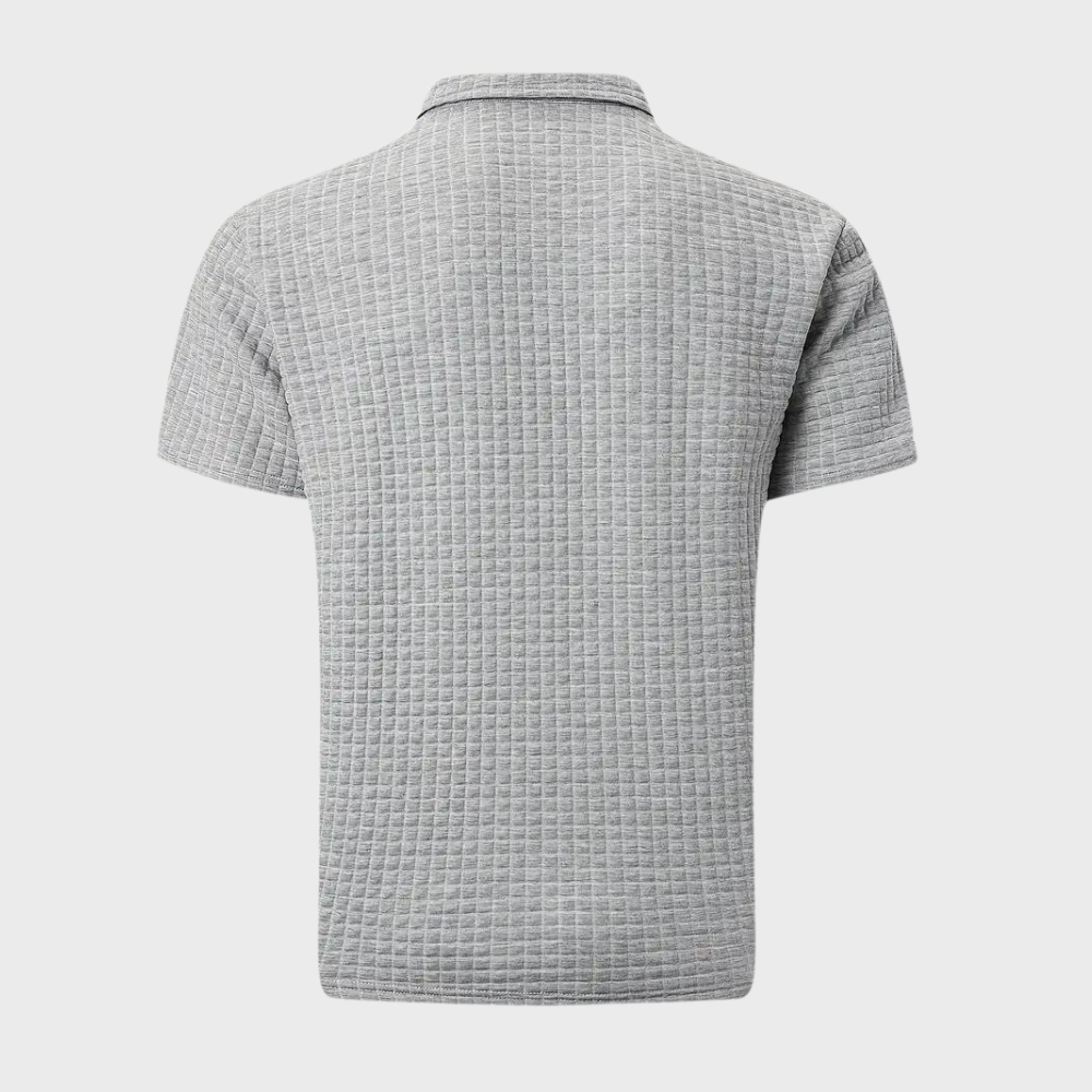 Men's short-sleeve polo shirt with pocket - versatile and stylish