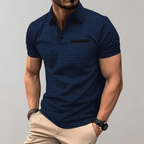 Refined polo shirt - contemporary men's casual top