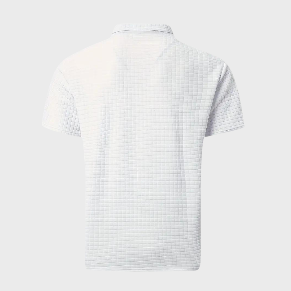 Men's short-sleeve polo shirt with pocket - versatile and stylish
