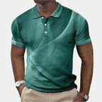 Men's polo shirt lightweight casual attire - contemporary short sleeve for relaxed office & outings