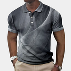 Men's polo shirt lightweight casual attire - contemporary short sleeve for relaxed office & outings