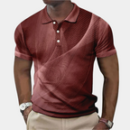 Men's polo shirt lightweight casual attire - contemporary short sleeve for relaxed office & outings
