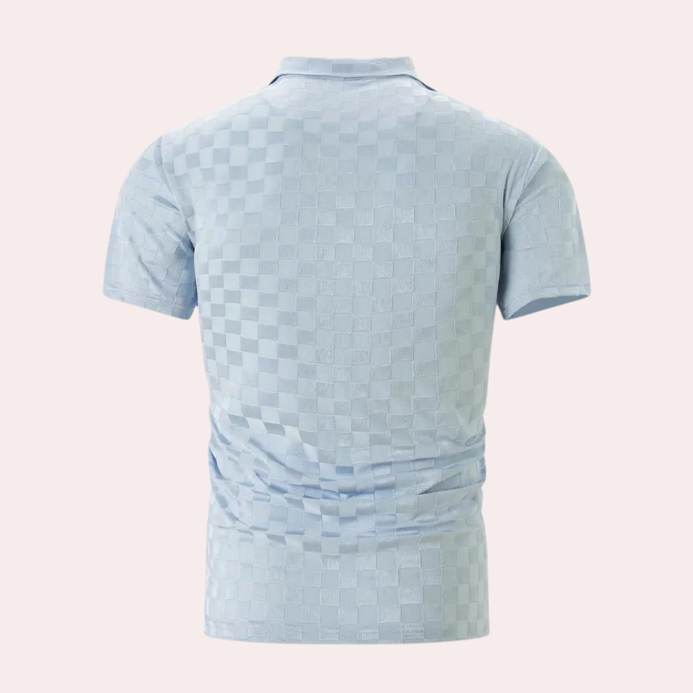 Textured polo shirt - versatile men’s casual wear